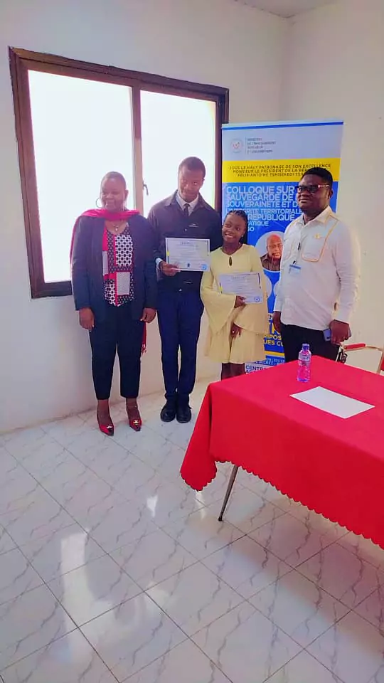 The trained students received their certificates 1